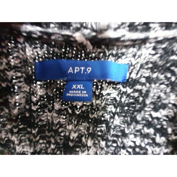 Womens Heavyweight Chunky Comfy Casual Outdoor Marled XXL Open Cardigan Pockets - Picture 9 of 9